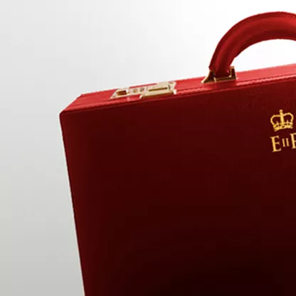 Red brief case